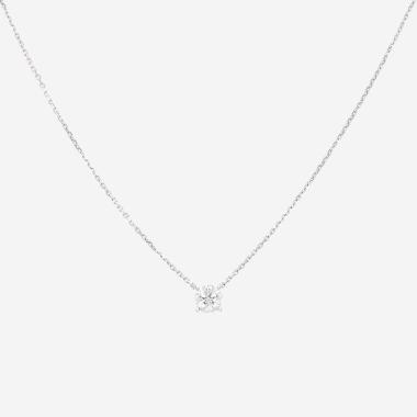 1895 Cartier necklace in white gold and diamonds