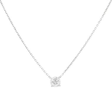 1895 Cartier necklace in white gold and diamonds