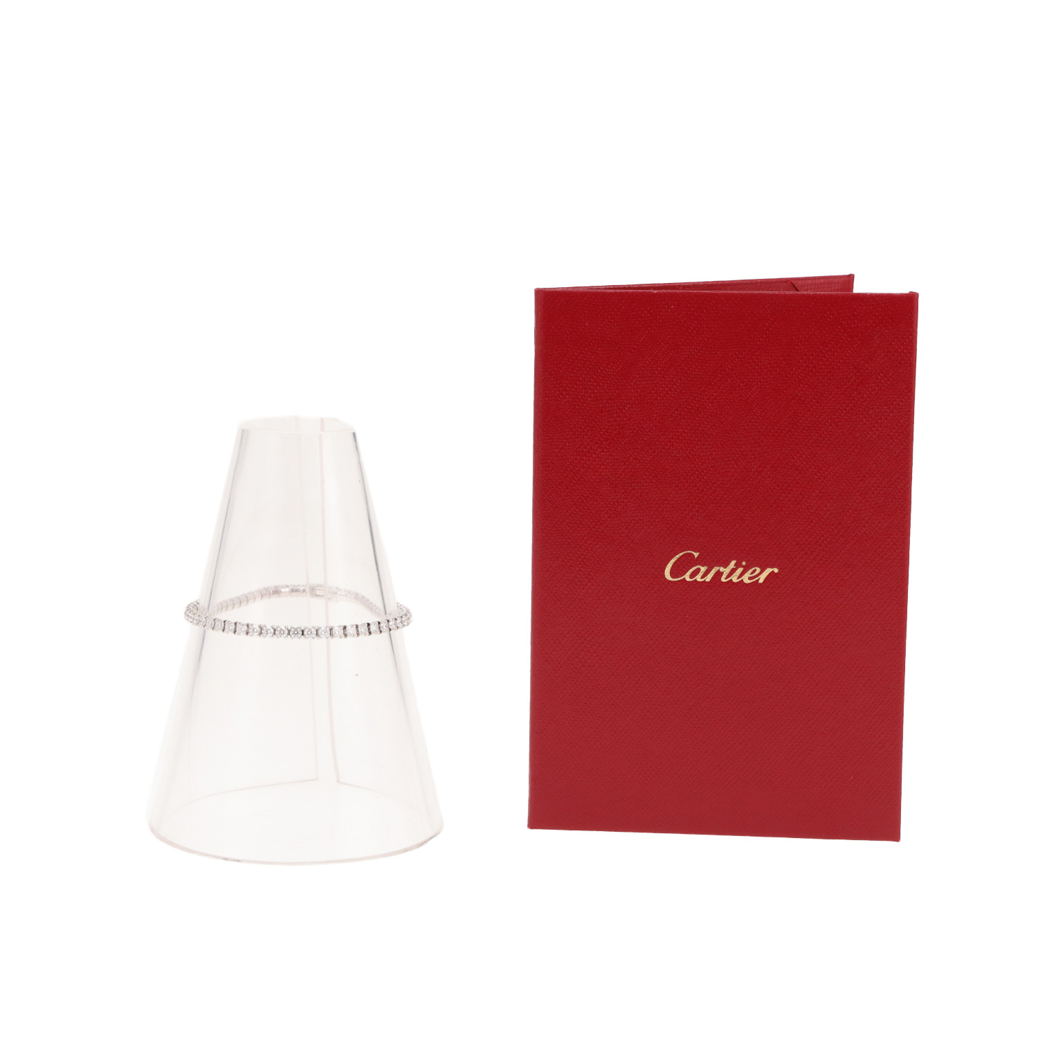 Bracelet Cartier Lignes Essentielles en or blanc et diamants