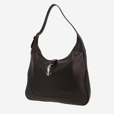 Sac à main Hermès  Trim en cuir Swift noir