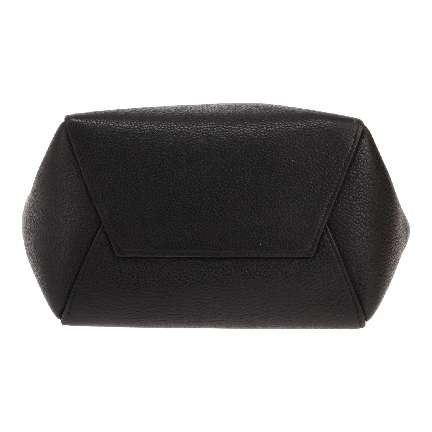 Sac à main Celine  Sac Sangle en cuir noir - Detail D1