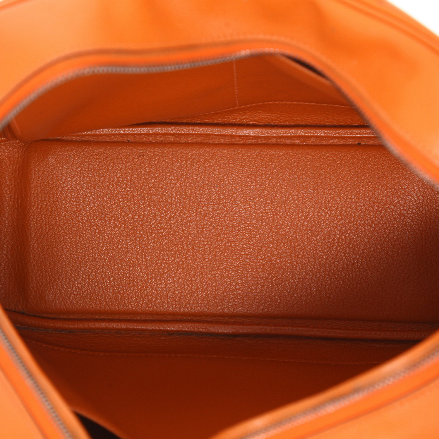 Hermès handbag – ‘Plume’ in orange Epsom leather - Detail D3