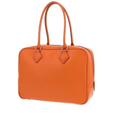 Hermès handbag – ‘Plume’ in orange Epsom leather
