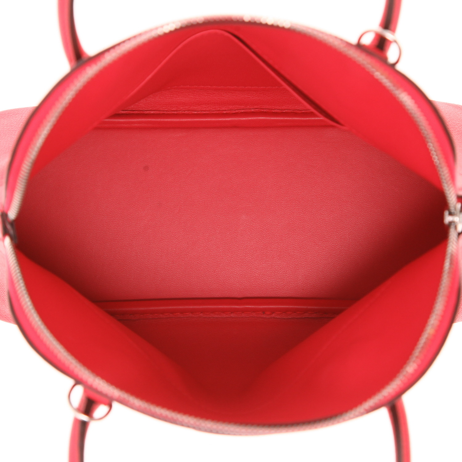Sac à main Hermès  Bolide 25 cm en cuir epsom Rose extrême - Detail D3