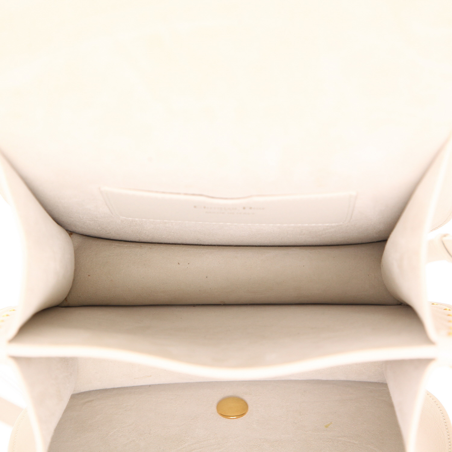 Dior Bobby Frame shoulder bag in white leather - Detail D3