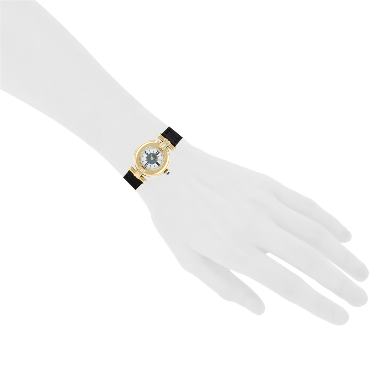 Reloj Cartier Must Colisée en vermeil. Ref.: Cartier - 590002. Hacia 1994 - Detail D1