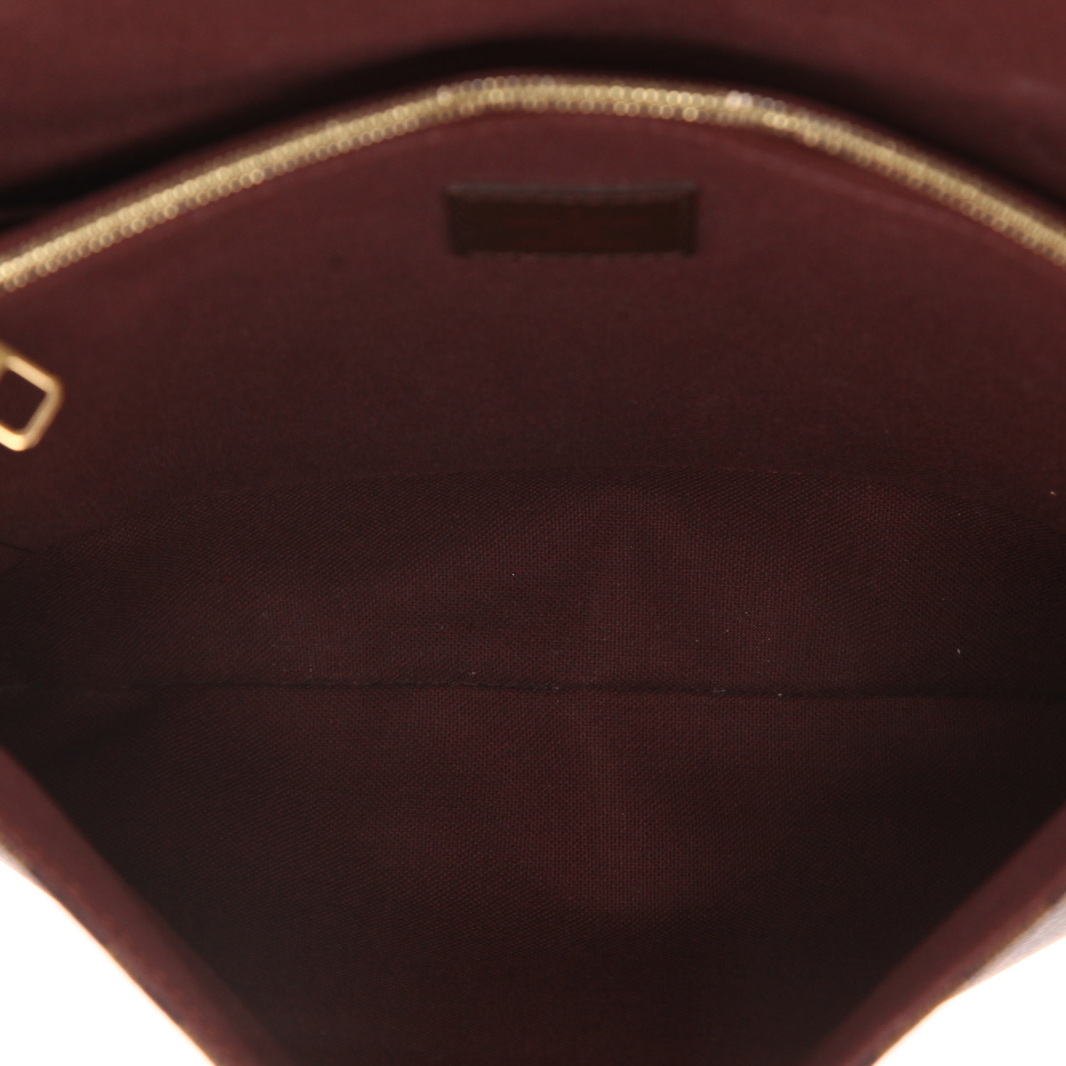 Louis Vuitton Hoxton shoulder bag in Ebony Damier canvas and brown leather - Detail D3