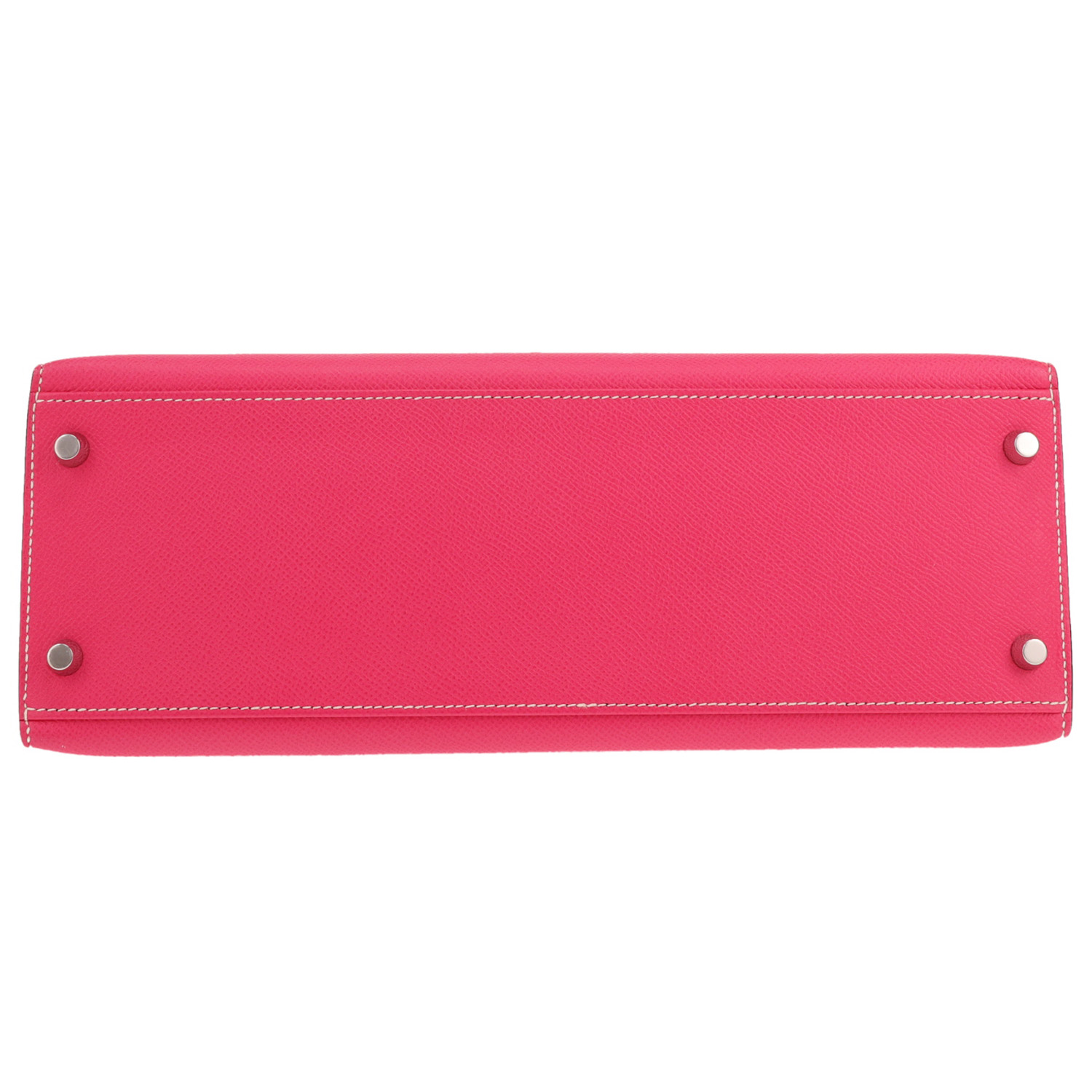 Bolso Hermès Kelly de 32 cm, de piel Epsom en color Rose Tyrien - Detail D1
