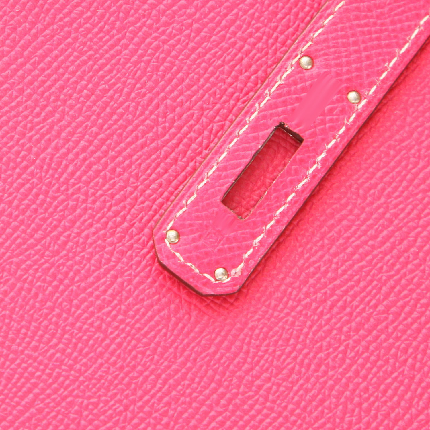 Hermès Kelly 32 cm handbag in Rose Tyrien Epsom leather - Detail D4