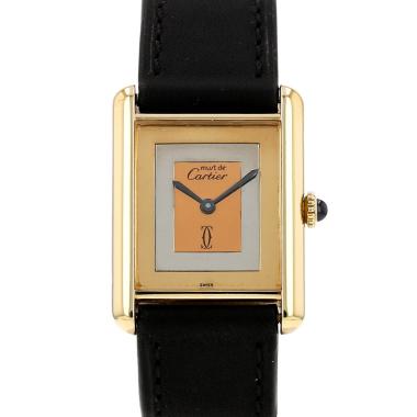 Montre Cartier Tank Must en vermeil Ref: Cartier - 6  Vers 1990