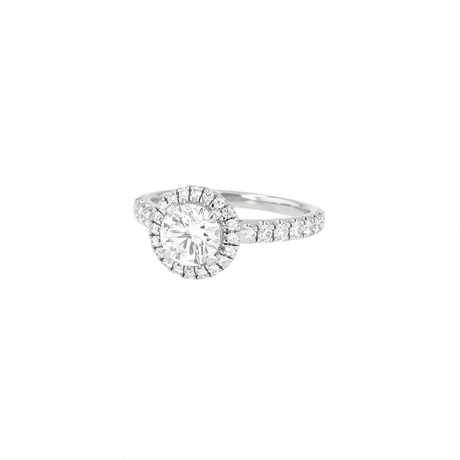 Bague Solitaire Cartier Destinée Platine Diamant Occasion Bague Solitaire Cartier Destinée Platine Diamant Occasion