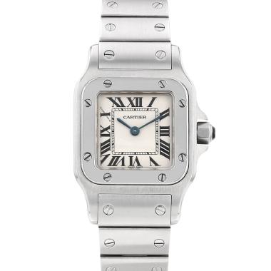Cartier Santos Galbée small model watch in steel, Ref: Cartier - 1565, circa 2018