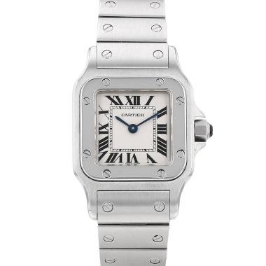 Orologio Cartier Santos Galbée, modello piccolo, in acciaio, Rif.: Cartier - 1565, intorno al 2017