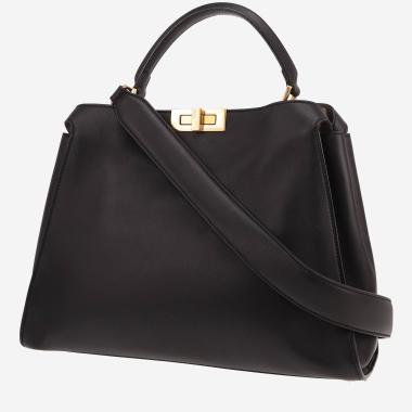 Sac à main Fendi  Peekaboo en cuir noir