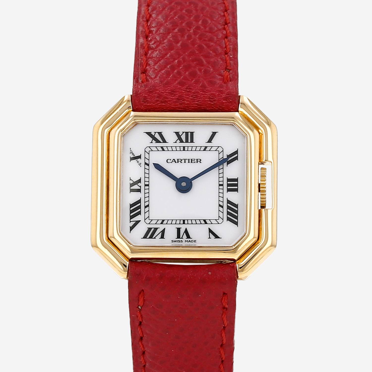 Cartier ‘Ceinture’ watch in yellow gold, Ref: Cartier - 7810, circa 1990