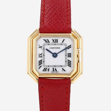 Orologio Cartier "Ceinture" in oro giallo, rif.: Cartier - 7810, intorno al 1990