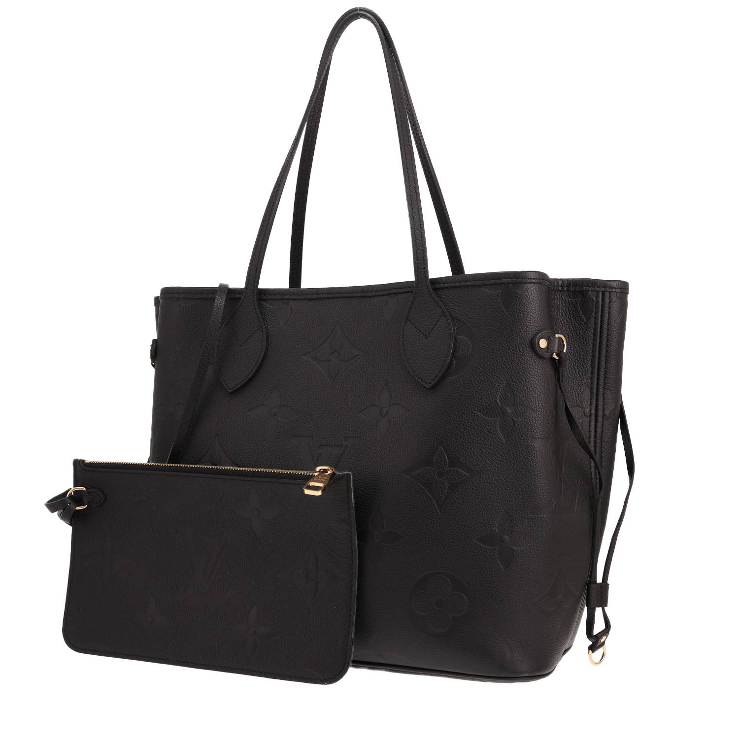 Sac Neverfull Louis Vuitton Monogram Empreinte Noir Occasion Sac Neverfull Louis Vuitton Monogram Empreinte Noir Occasion