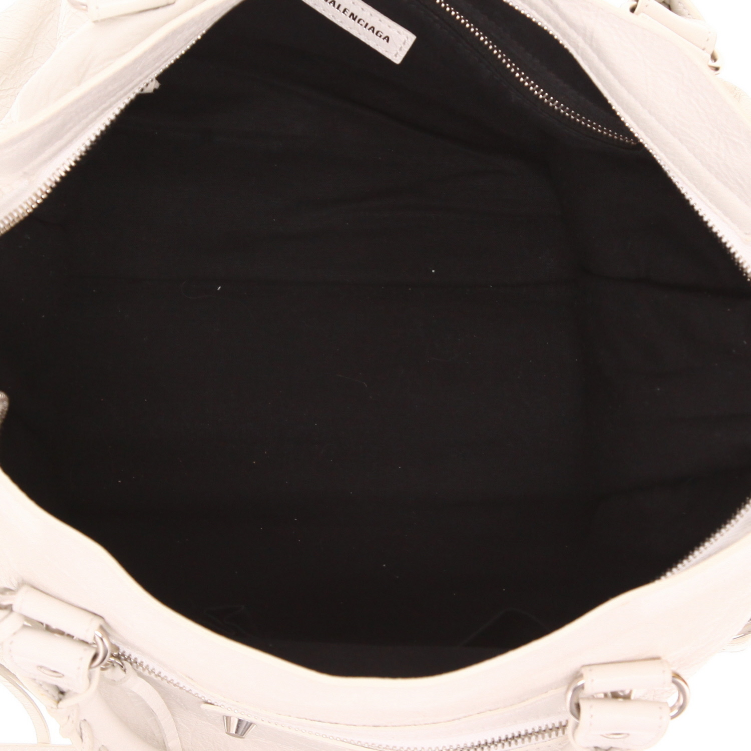 Bolso Balenciaga City de piel blanca - Detail D3