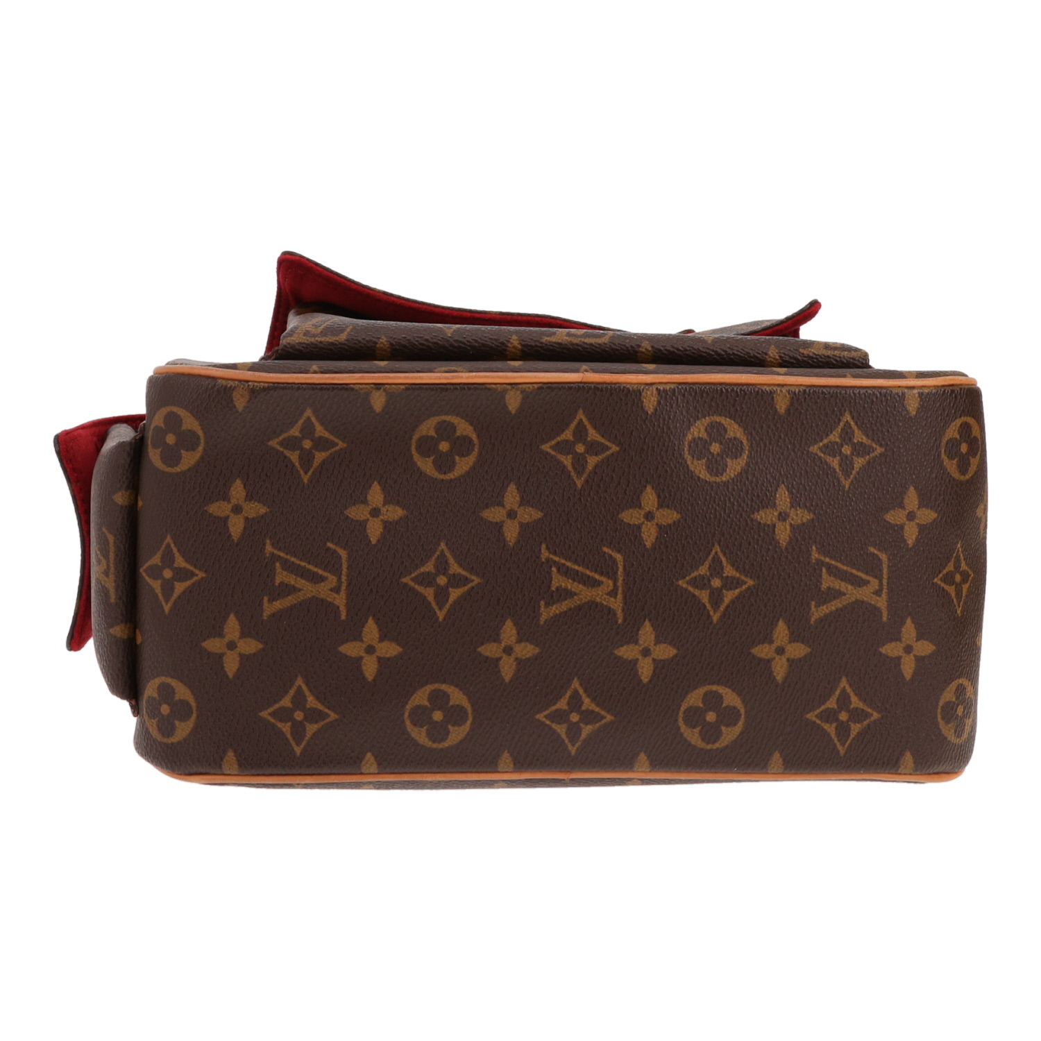 Sac à main Louis Vuitton  Excentricité en toile monogram marron et cuir naturel - Detail D1