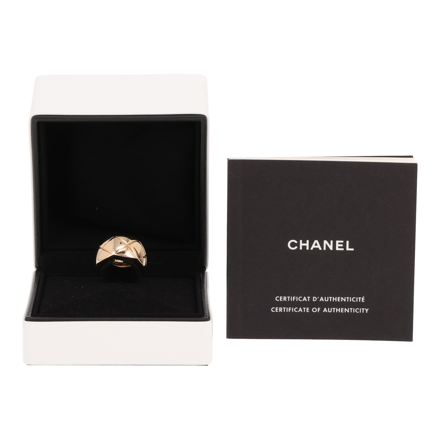 Anello Chanel Coco Crush, modello grande, in oro giallo - Detail D2
