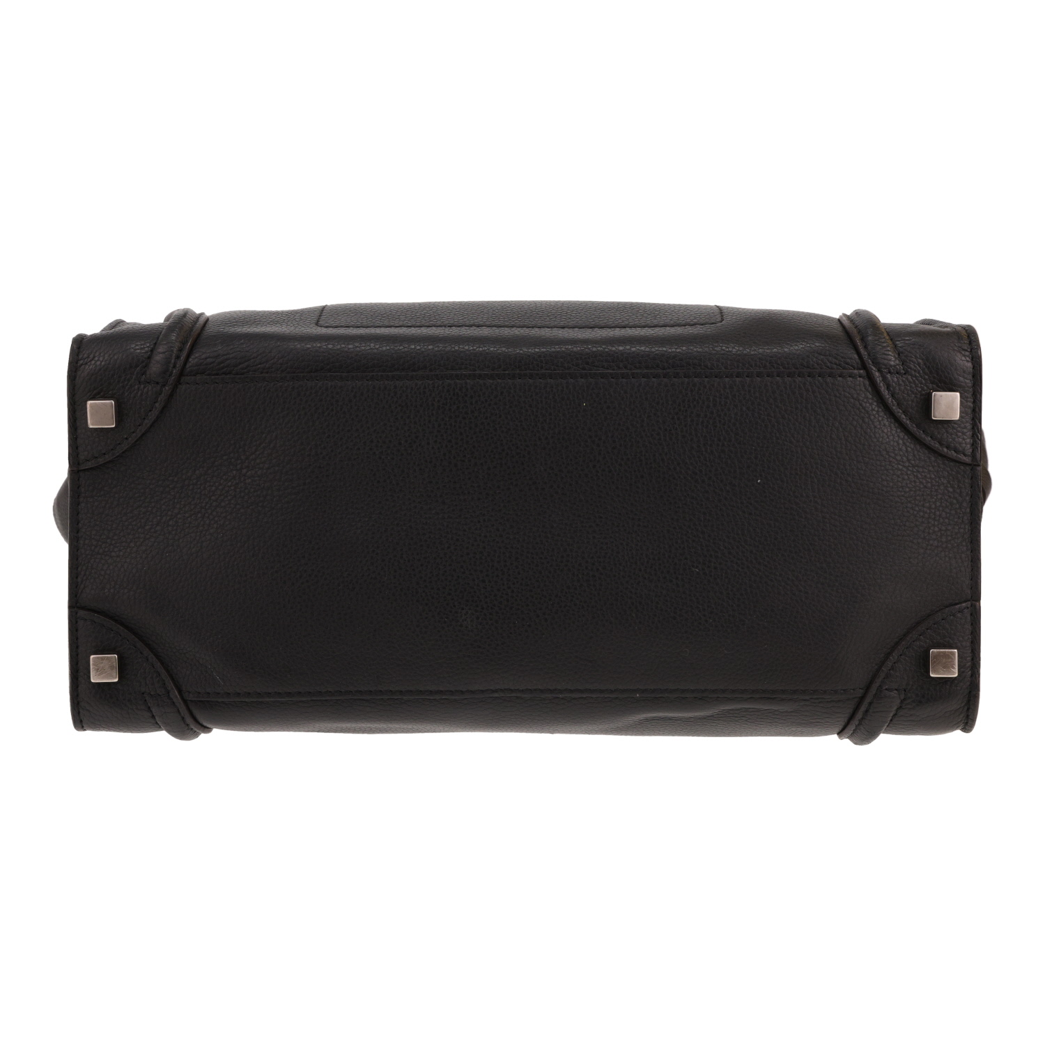 Borsa Celine Luggage in pelle martellata nera - Detail D1