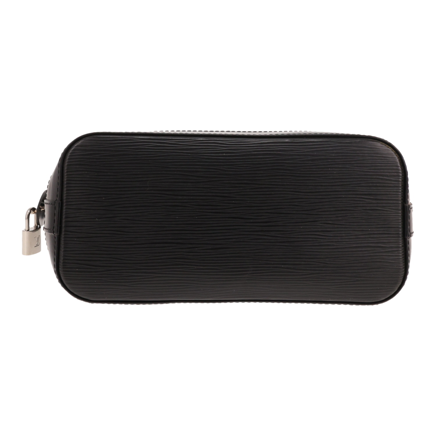 Bolso Louis Vuitton Lockit de piel Épi noire - Detail D1