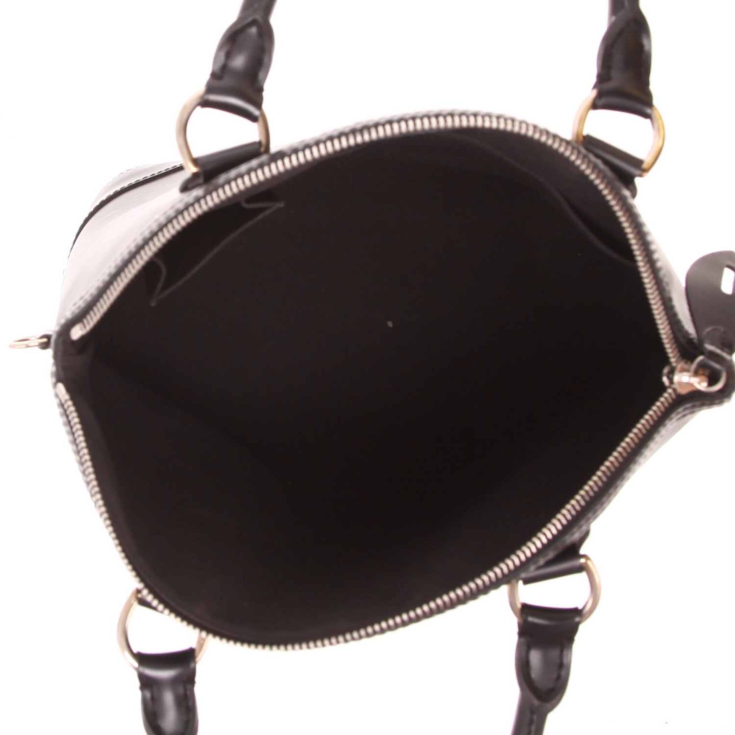 Borsa Louis Vuitton Lockit in pelle Épi Noir - Detail D3