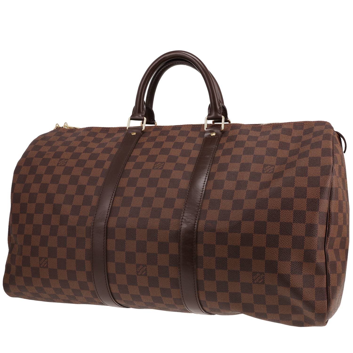 Keepall 50 Louis Vuitton monogram ébène occasion