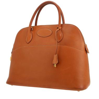Bolso de mano Hermès  Bolide 35 cm en cuero swift color oro