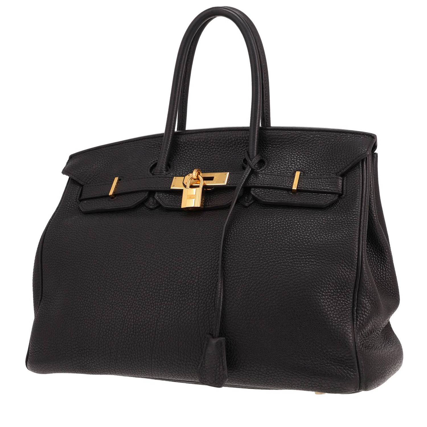 Hermès Birkin 35 Togo Noir 2009 | Occasion Luxe Hermès Birkin 35 Togo Noir 2009 | Occasion Luxe