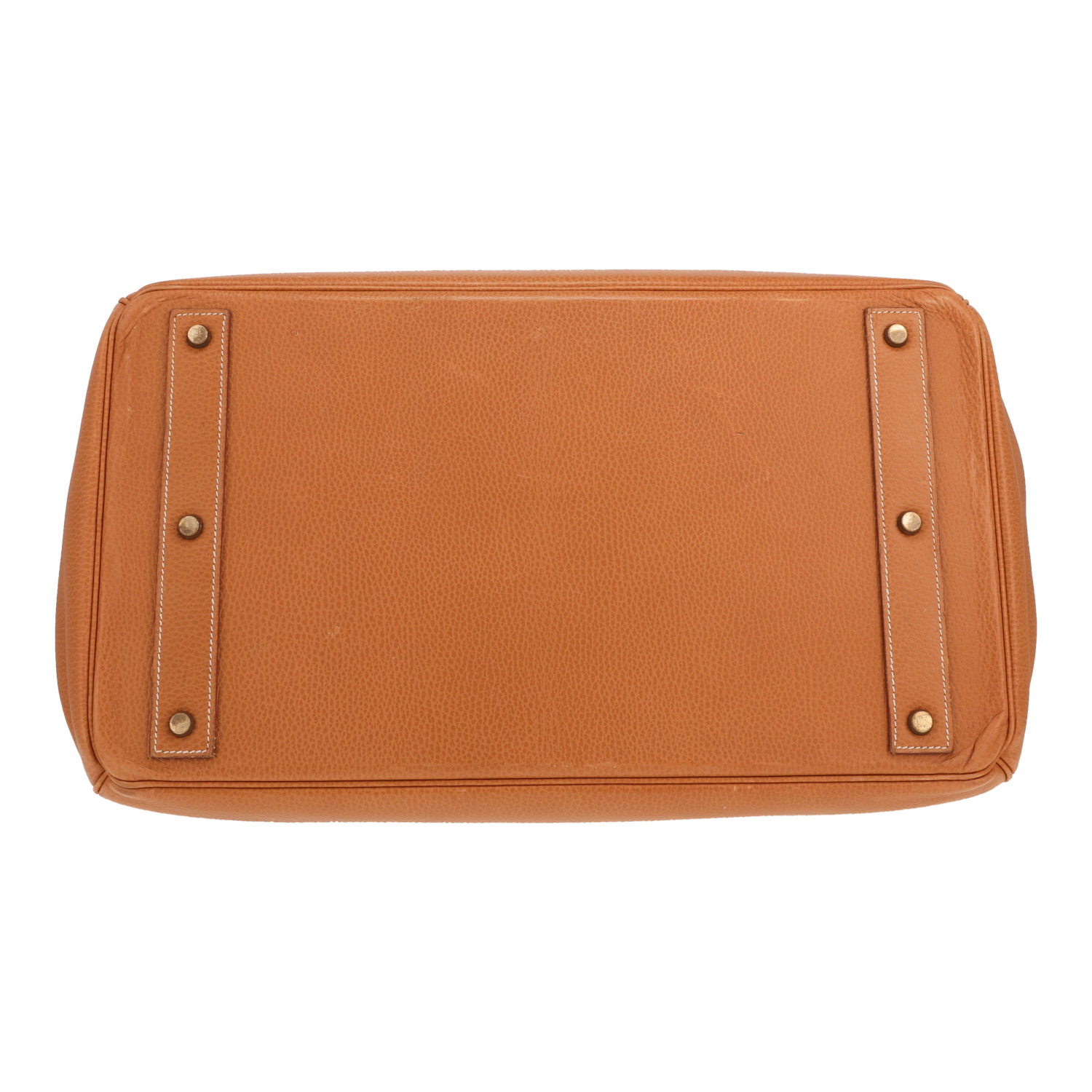 Borsa da viaggio Hermès  Modello “Haut” con cinturini in pelle Ardenne naturale - Detail D1