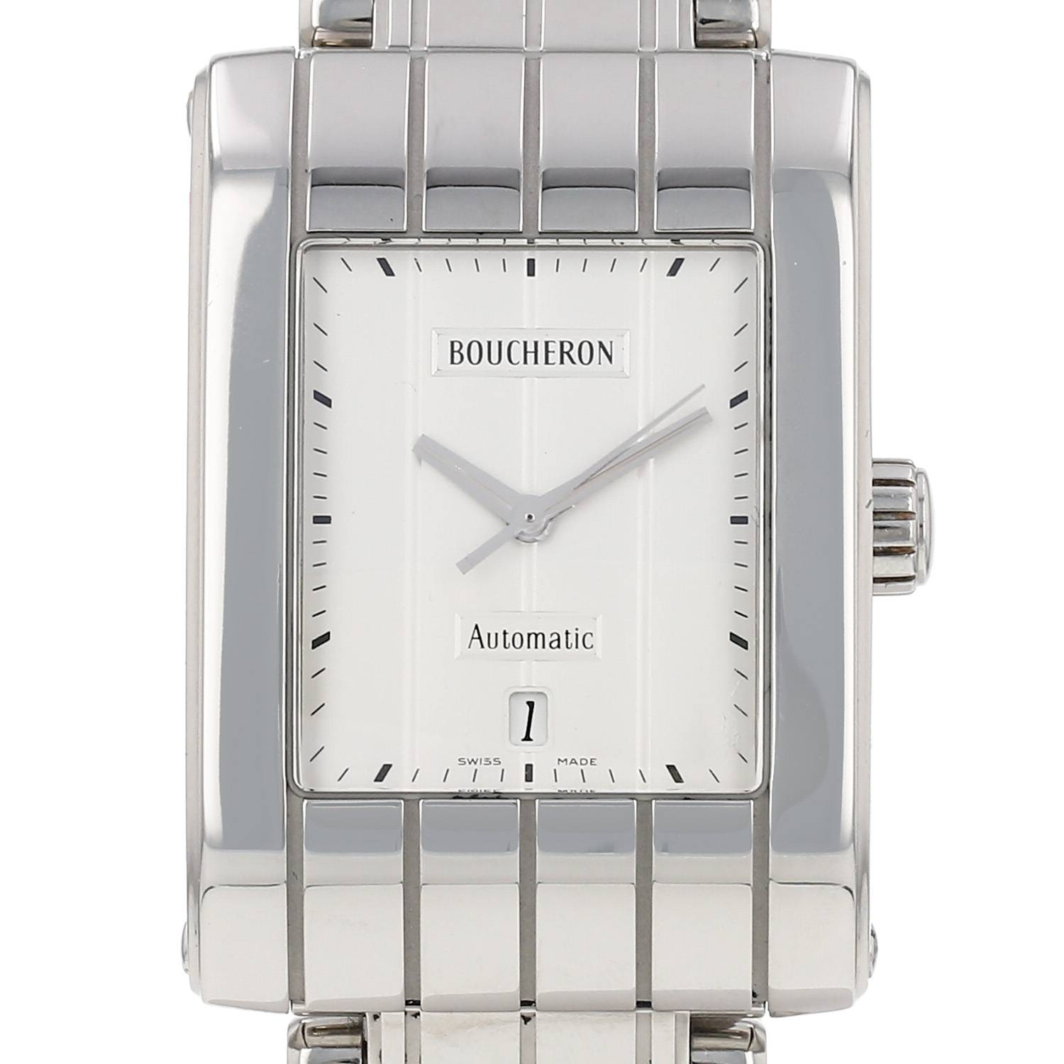 Montre Boucheron Reflet-Icare en acier Vers 2000 Montre Boucheron Reflet-Icare en acier Vers 2000