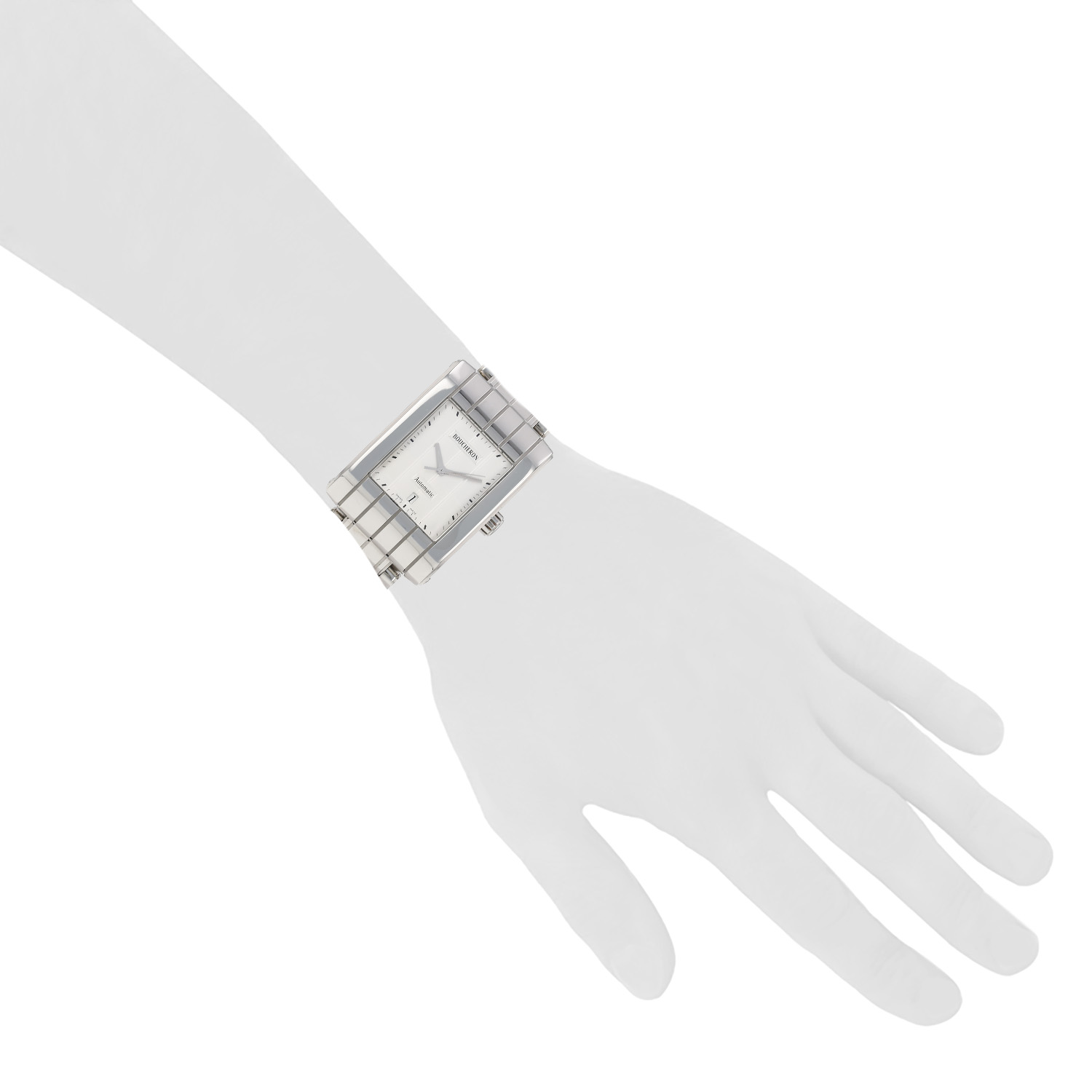 Boucheron Reflet-Icare watch in steel, circa 2000 - Detail D1