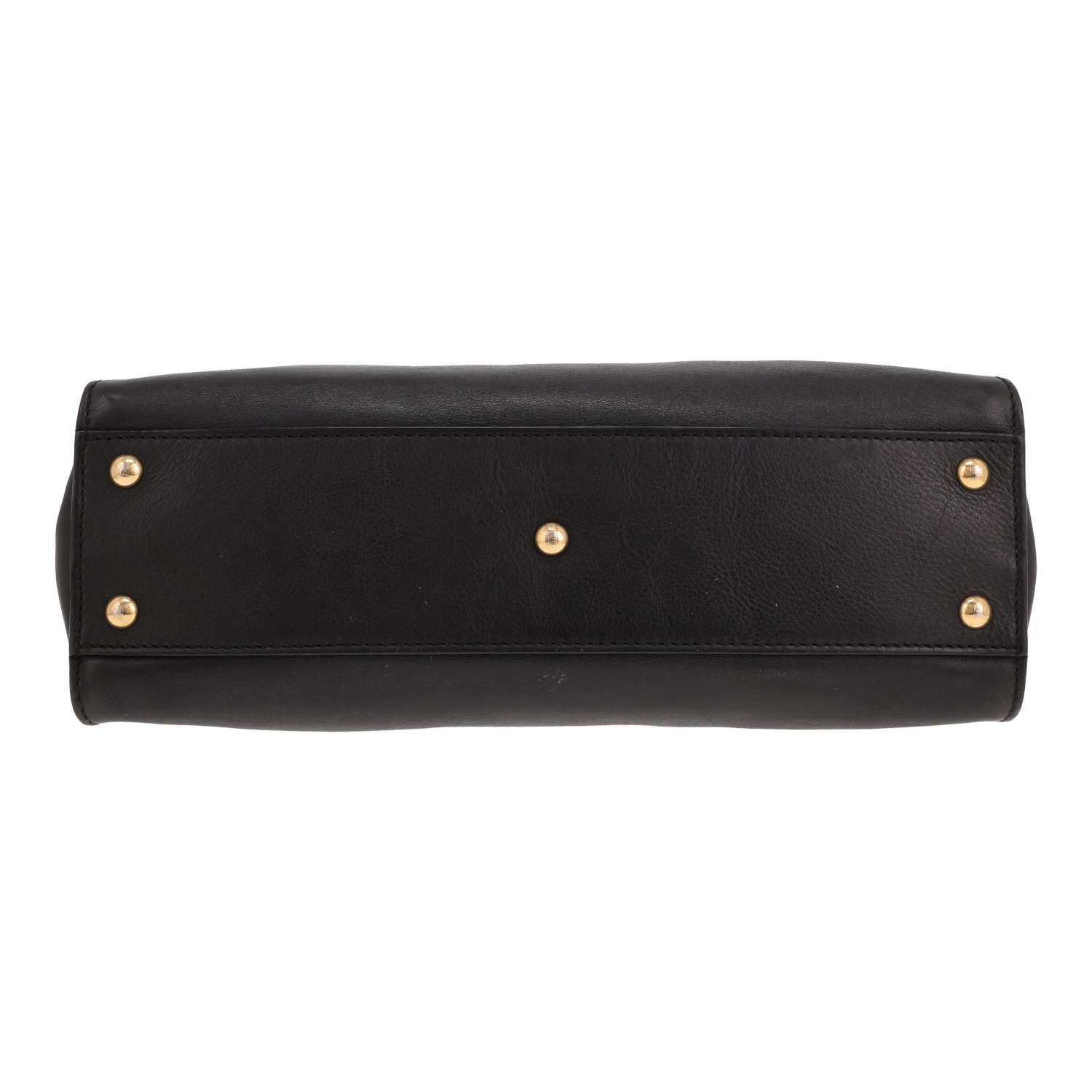 Sac à main Fendi  Peekaboo en cuir noir - Detail D1