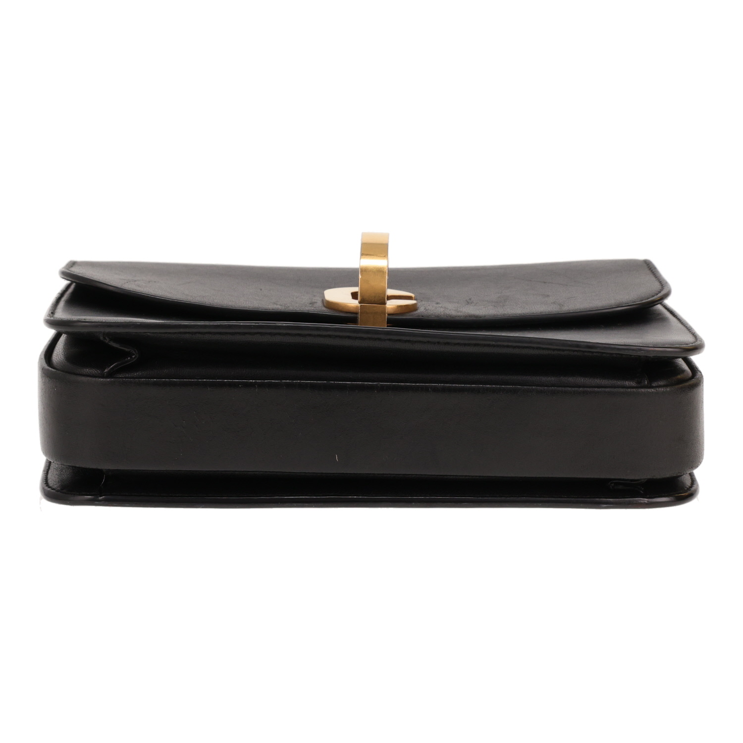 Sac bandoulière Dior  Dior21st en cuir noir - Detail D1