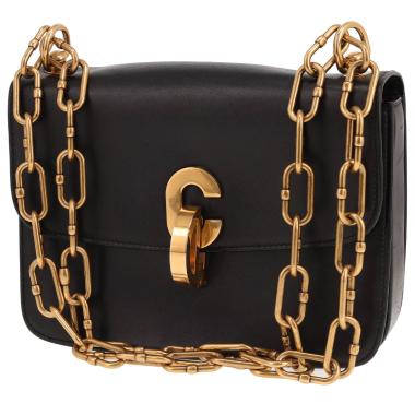 Borsa a tracolla Dior  Dior21st in pelle nera