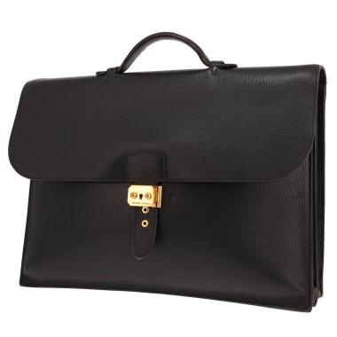 Cartella Hermès  Borsa per documenti in pelle Ardenne Noir