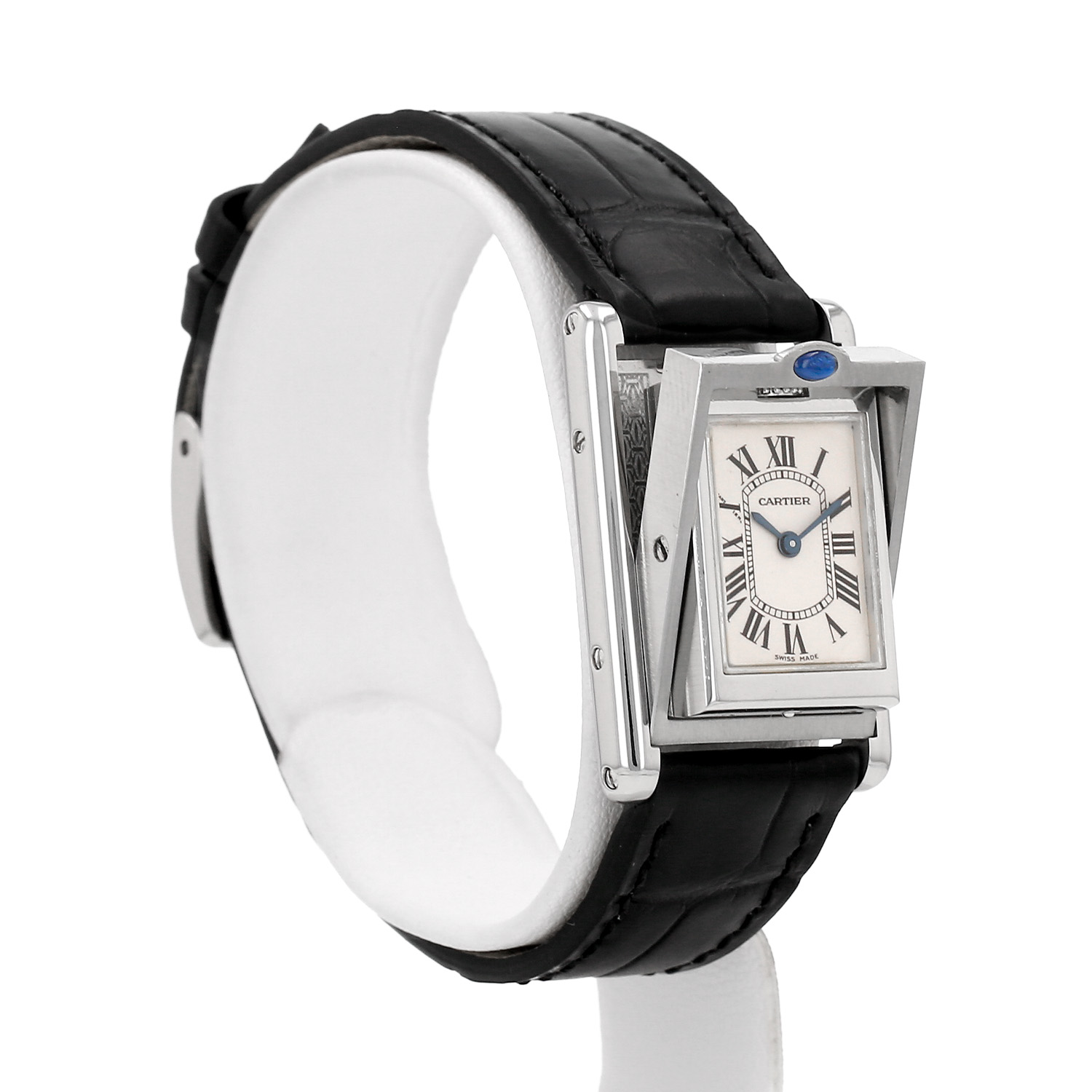 Orologio Cartier Tank Basculante in acciaio, rif.: Cartier - 2386, intorno al 1990 - Detail D3
