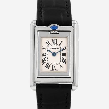 Orologio Cartier Tank Basculante in acciaio, rif.: Cartier - 2386, intorno al 1990