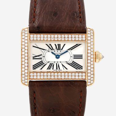 Montre Cartier Tank Divan en or jaune Ref: Cartier - 2601  Vers 2000
