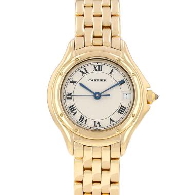 Orologio Cartier Cougar in oro giallo, rif.: Cartier - 887907, intorno al 1990