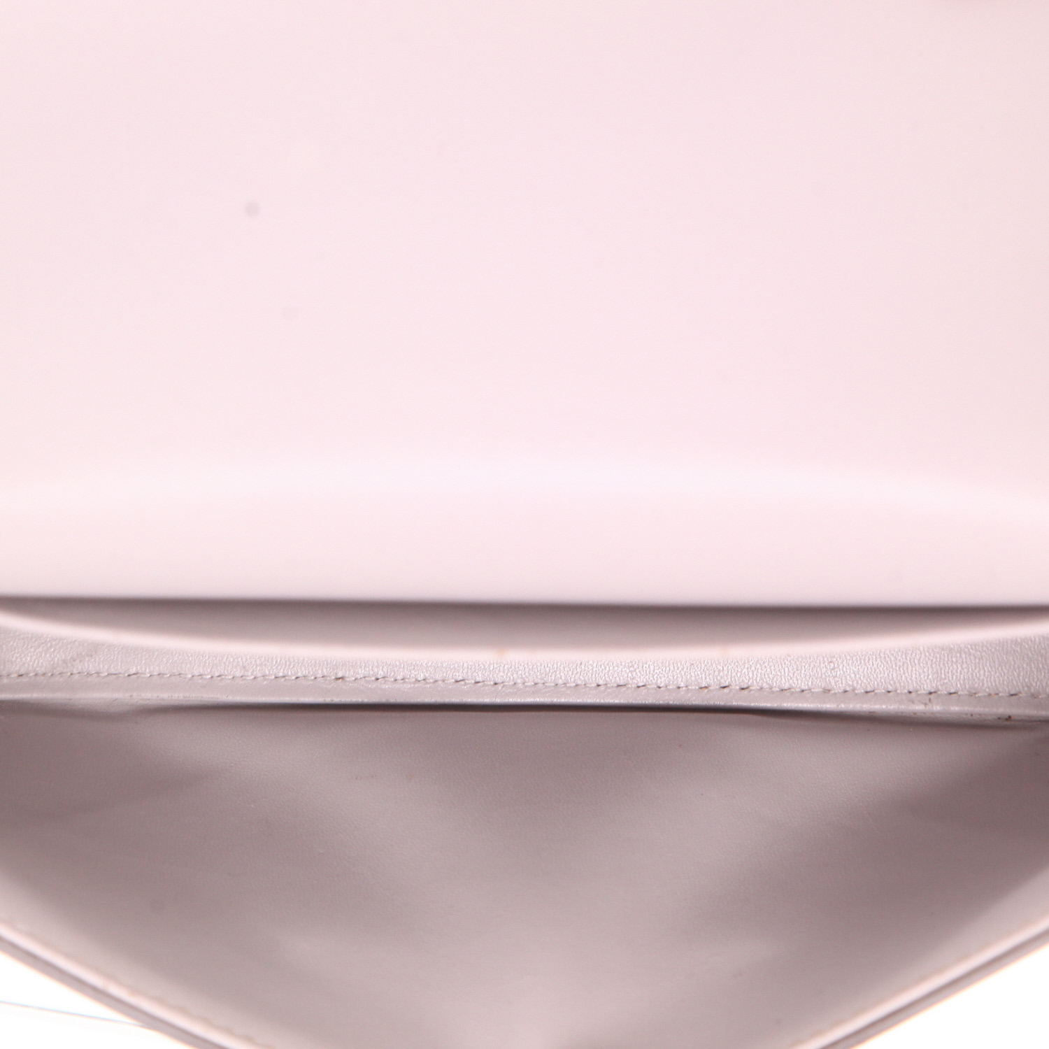 Celine Claude handbag in lilac-purple leather - Detail D3