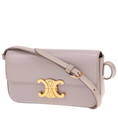 Bolso Celine «Claude» de piel morada-lila