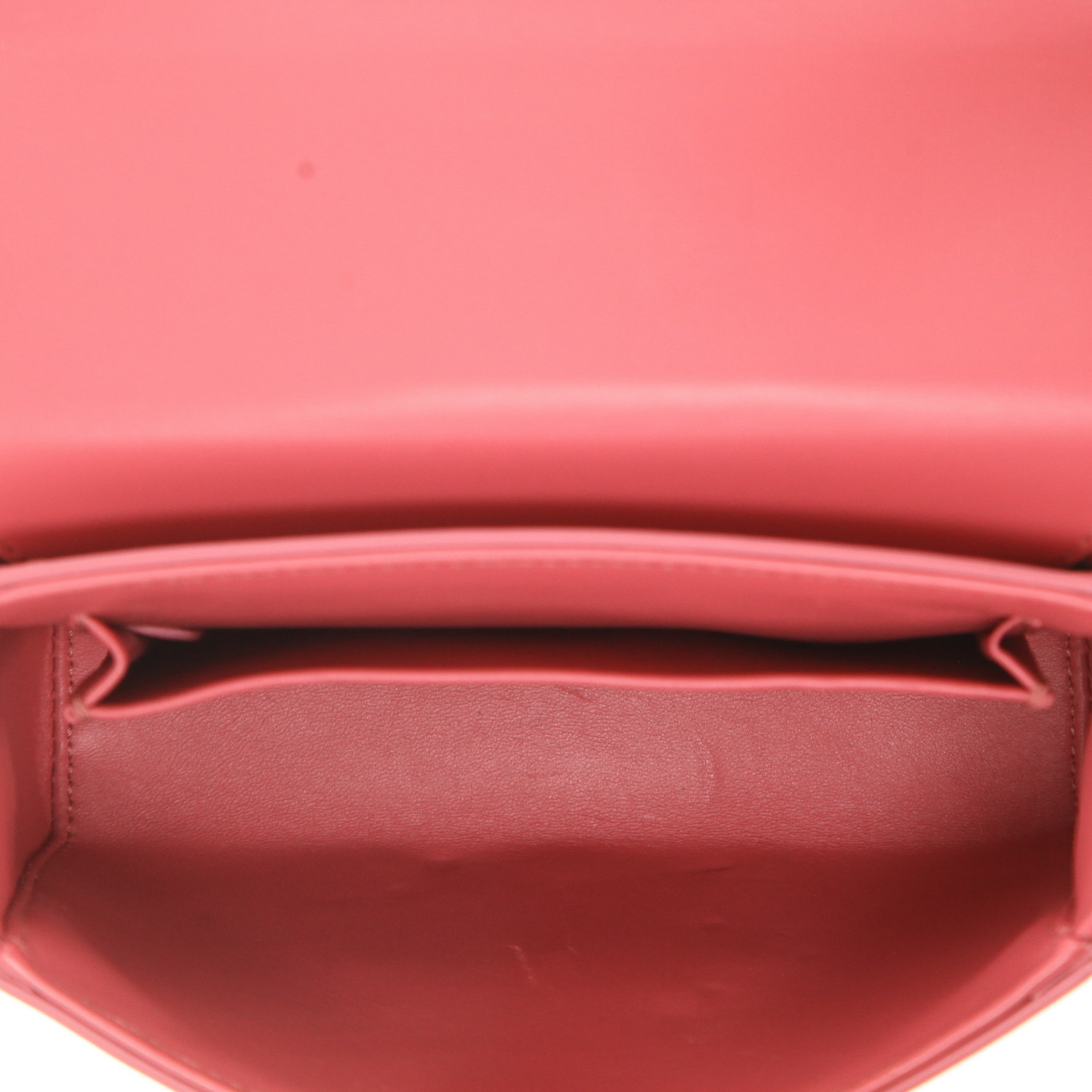 Sac bandoulière Dior  Box 30 Montaigne en cuir rose - Detail D3