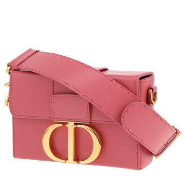 Borsa a tracolla Dior Box 30 Montaigne in pelle rosa