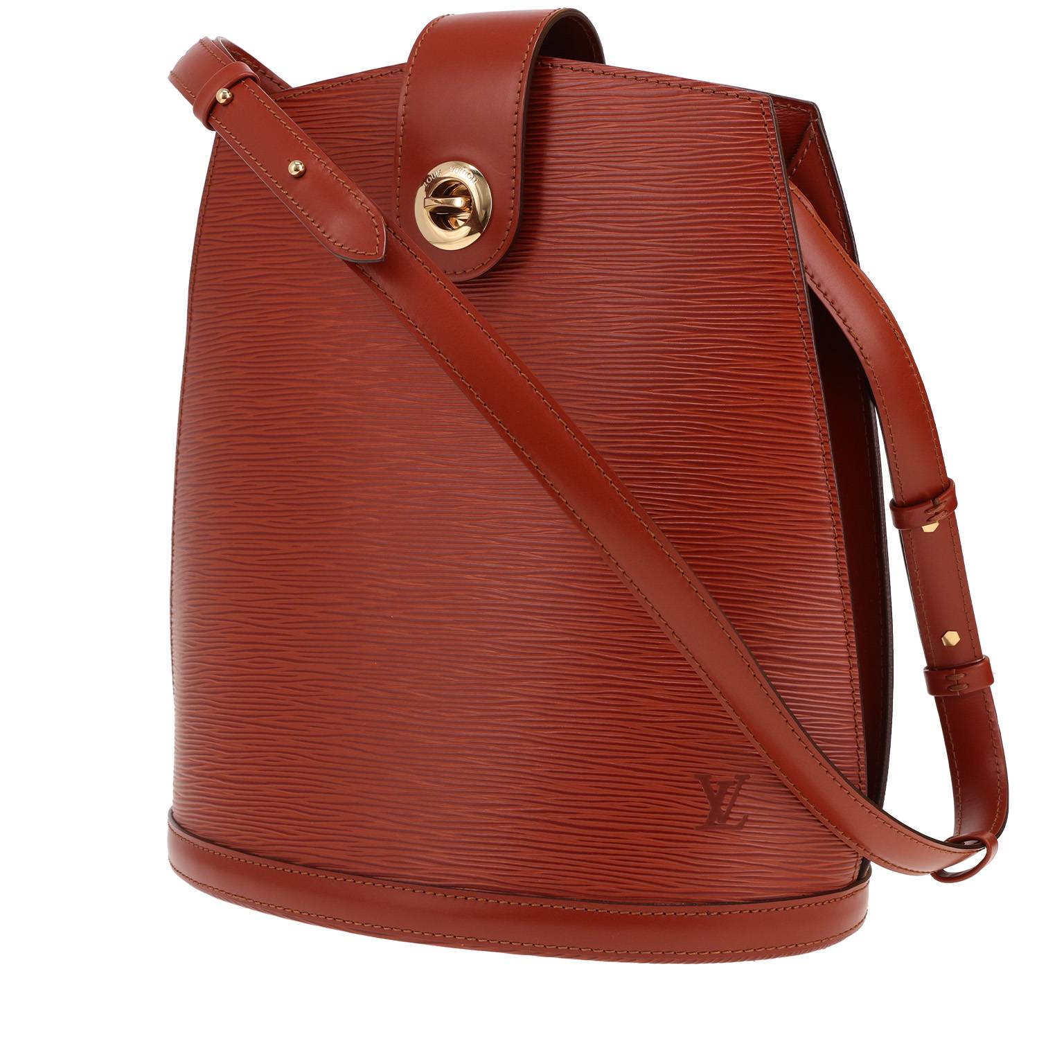 Sac Louis Vuitton Cluny cuir épi marron 1999 occasion Sac Louis Vuitton Cluny cuir épi marron 1999 occasion
