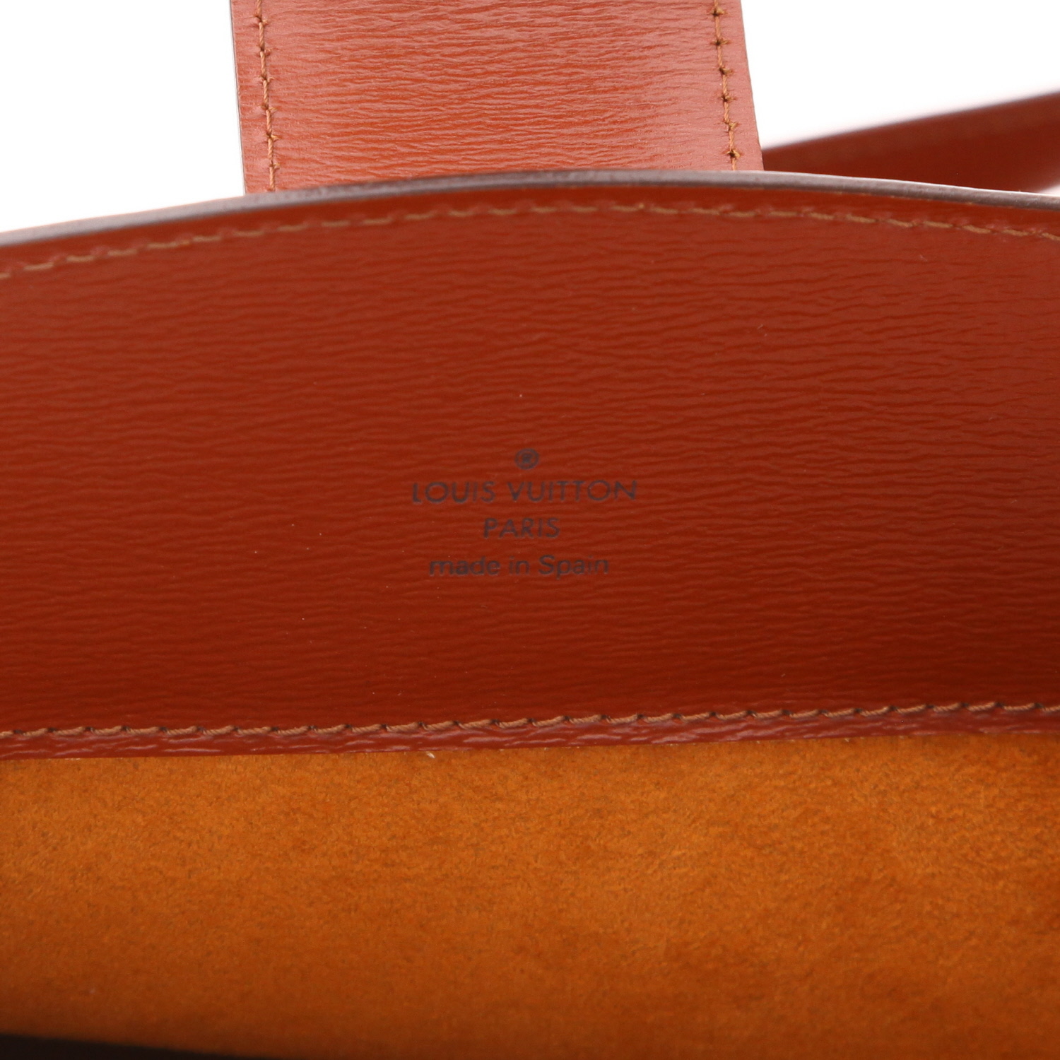 Louis Vuitton Cluny handbag in brown Épi leather - Detail D2
