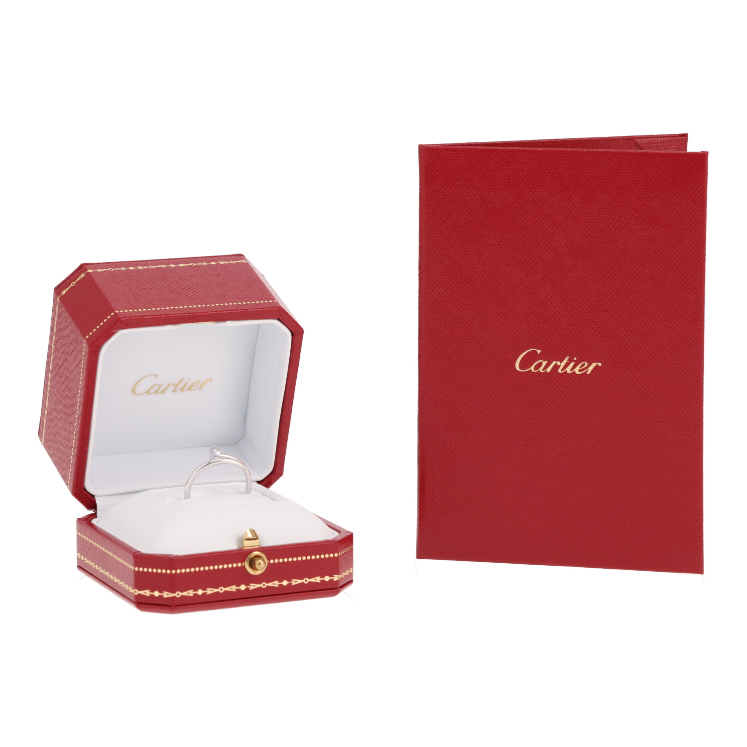 Anillo Cartier «Juste un clou», modelo pequeño, en oro blanco - Detail D2