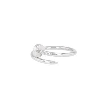 Anello Cartier “Juste un clou”, modello piccolo, in oro bianco