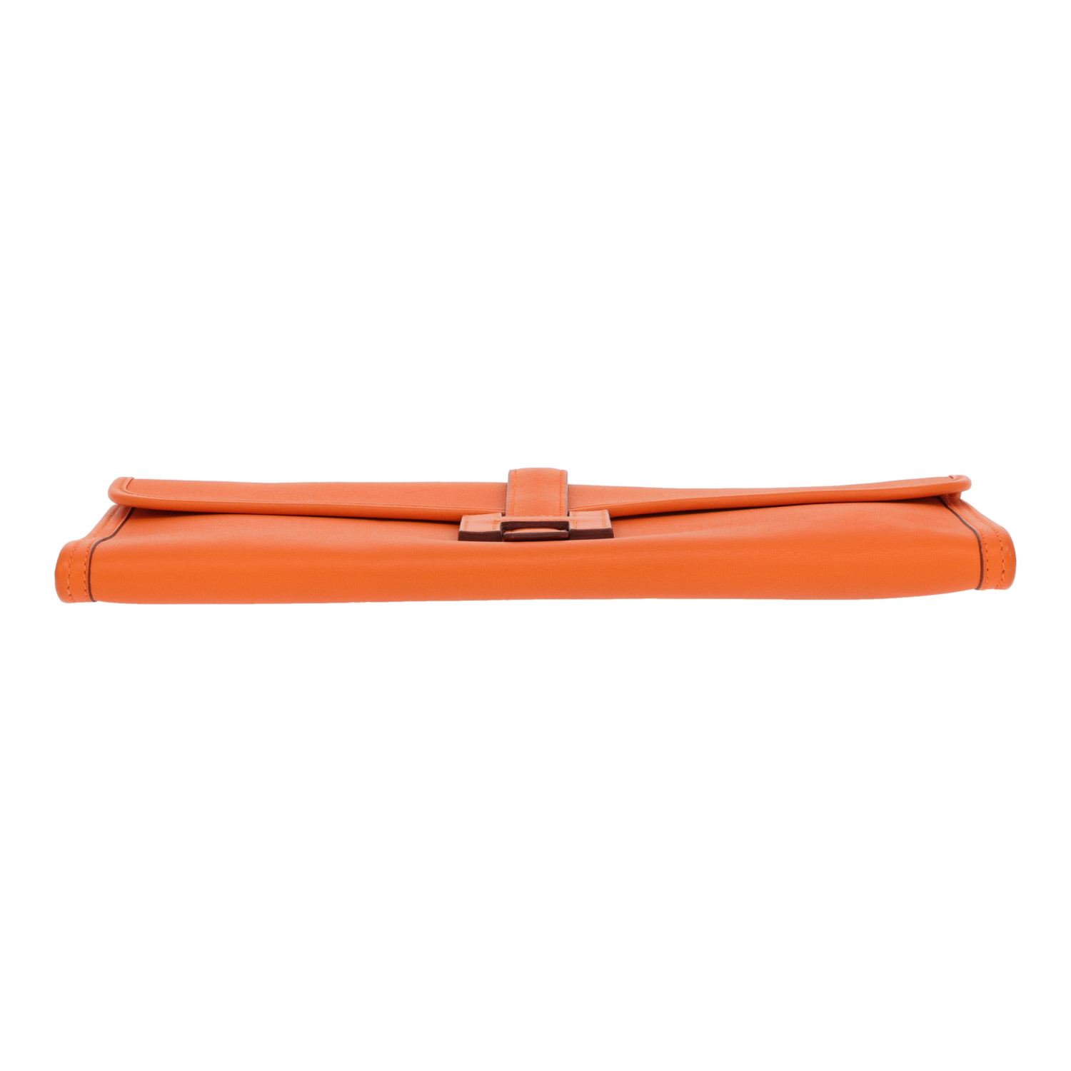Bolso Hermès «Jige» de tamaño grande, de piel Swift Orange - Detail D1